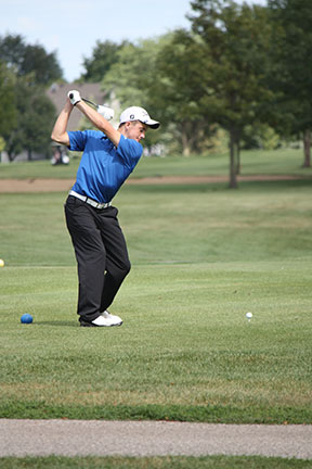 Charlie Smith, 15, competed at the State golf meet in mid-October. He finished 34th out of 76 golfers.