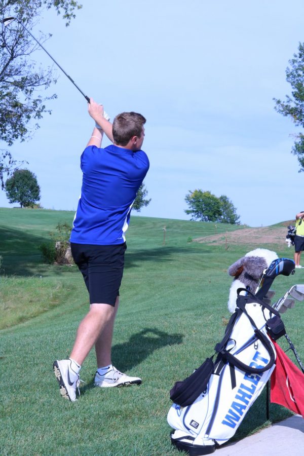 Craig Collins, 18, competes on the golf team. Collins led his team to state this season.