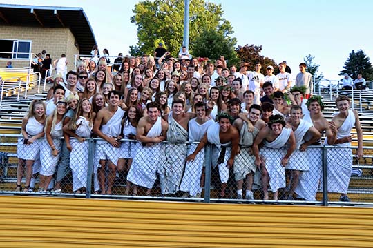 The Nest goes wild for Togas and Friday Night Lights.