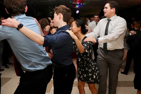 Wahlert students dance the night away at Winter Formal in 2020 before the Coronavirus pandemic. 