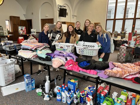 Students gather goods for St. Mark’s